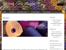 Tablet Screenshot of knittingcorsimaglia.com